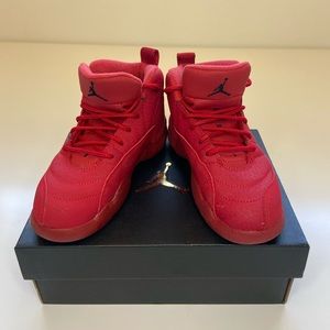 Nike Jordan Retro 12 in Gym Red Suede with Black